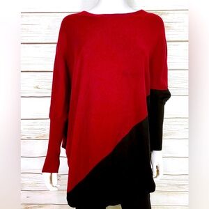 Peter Nygard Red & Black Pullover - L/XL